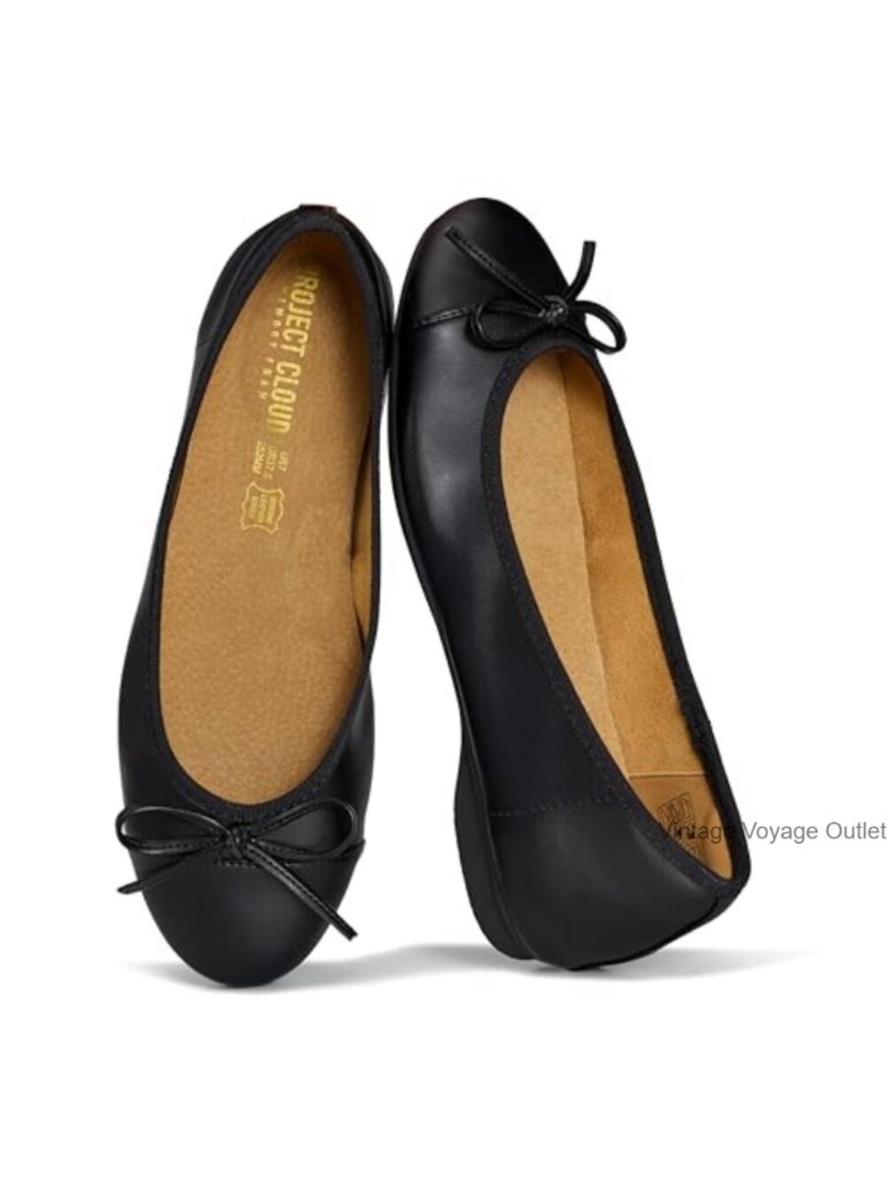 Project Cloud Women's Ballet Flats Memory Foam Non-Slip Slip-On